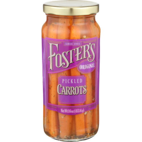 FOSTER's Pickled Carrots Original - 16 Ounce