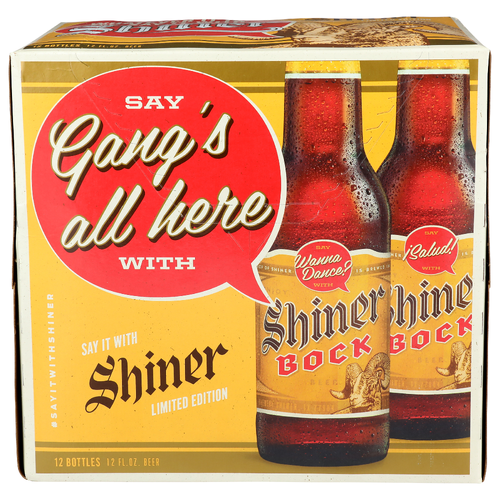 Shiner Bock Beer - 12 Fluid Ounce - 12 Count
