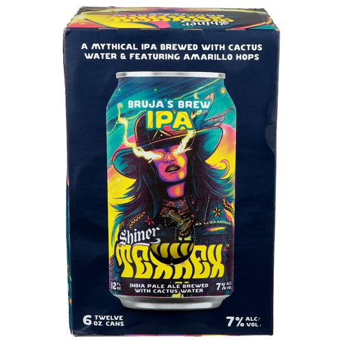 Shiner Texhex India Pale Ale Brewed With Cactus Water Bruja's Brew Ipa - 12 Ounce - 6 Count