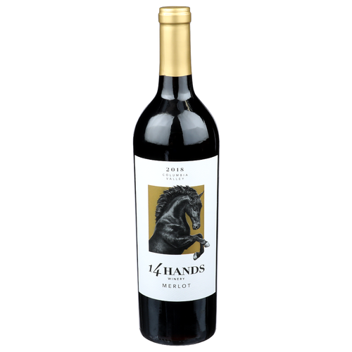 14 Hands Merlot Washington Red Wine, 750 ml     - 750 Milliliter