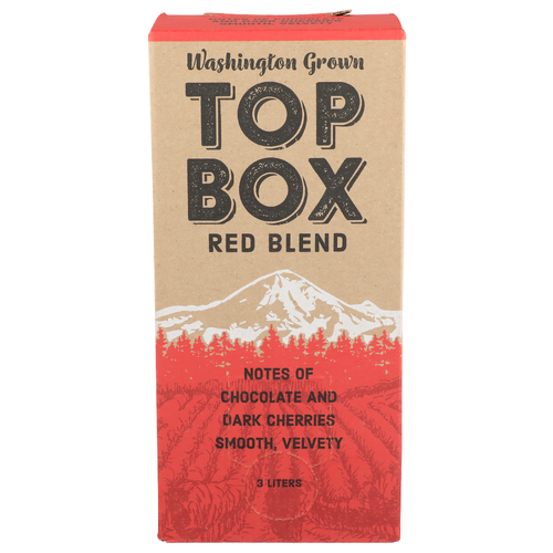 Top Box Red Wine Blend - 3 Liter - 1 Count
