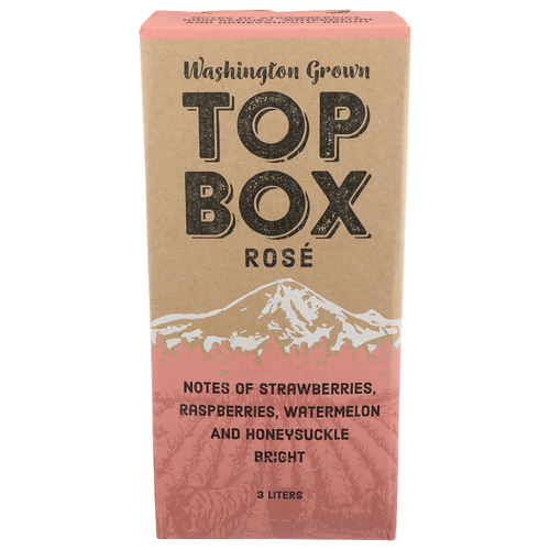 TOP BOX Rose Wine - 0.75 Liter - 4 Count
