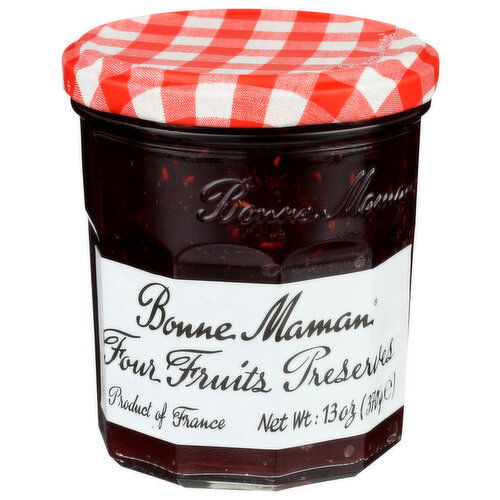 BONNE MAMAN Four Fruits Preserves - 13 Ounce