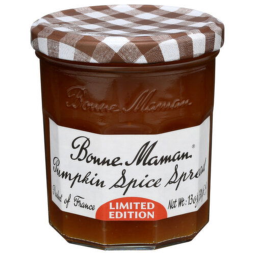 BONNE MAMAN Pumpkin Spice Spread - 13 Ounce