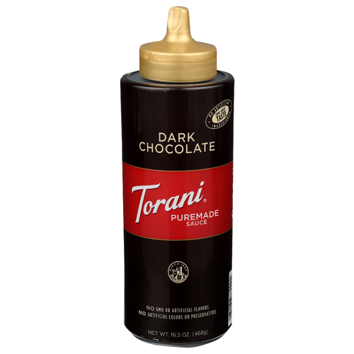 Torani Sauce Sqz Choc Dark - 16.5 Ounce