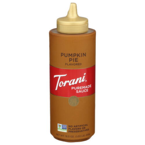 Torani Pumpkin Pie Sauce Puremade - 16.5 Ounce