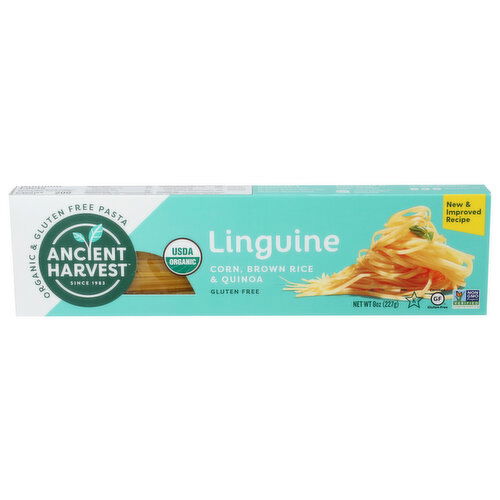 Ancient Harvest Corn, Brown Rice & Quinoa Pasta 's Organic & Gluten Free Linguine - 8 Ounce - 1 Count
