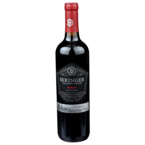 Beringer Founders' Estate Merlot Wine - 750 ml