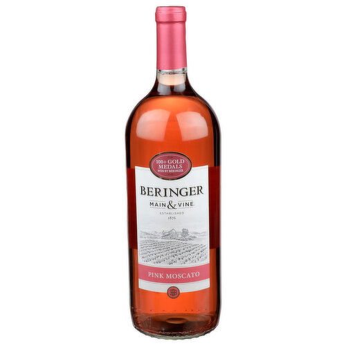 Beringer Main & Vine Pink Moscato Wine - 1.5 Liter