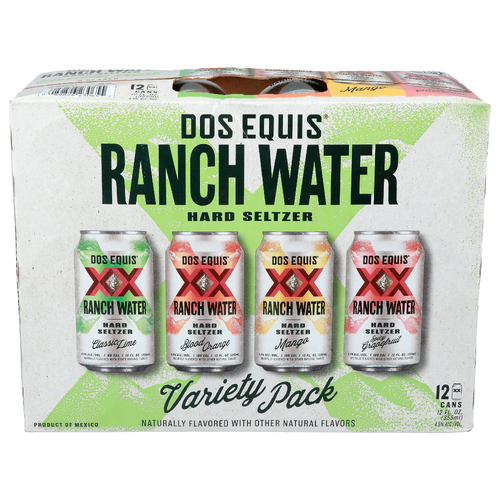 Dos Equis Classic Lime Blood Orange Mango Spicy Grapefruit Beer - 12 Count Image 1 of 2