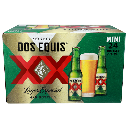 Dos Equis Cerveza Lager Especial - 7 Fluid Ounce - 24 Count
