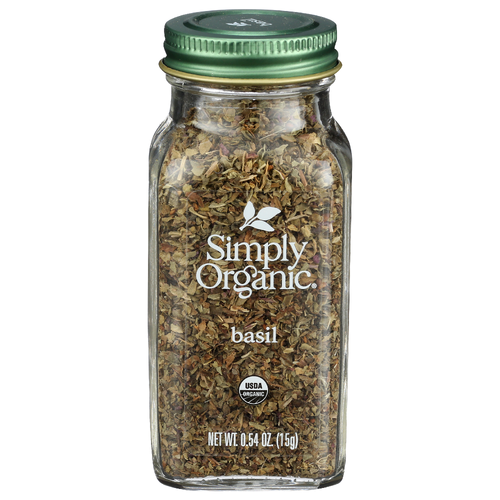 Simply Organic Basil Leaf Cut & Sifted - 0.54 Ounce
