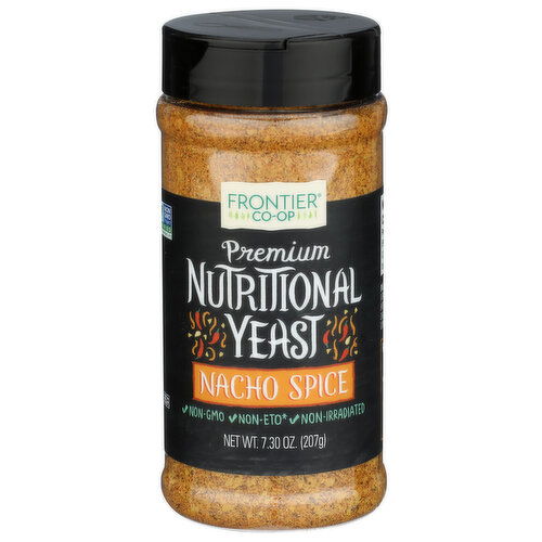 FRONTIER CO-OP Nacho Spice Blend Premium Nutritional Yeast - 7.3 Ounce