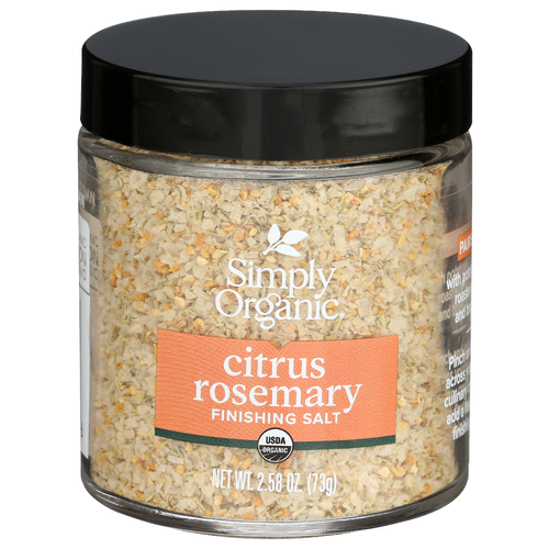 SIMPLY ORGANIC Citrus Rosemary Finishing Salt - 2.58 Ounce