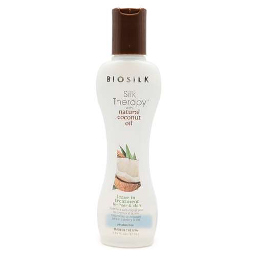 Biosilk Silk Therapy & Natural Coconut Oil Leave In Treatment - 5.64 Fluid Ounce