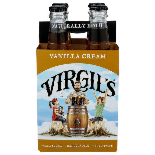 VIRGIL's Cream Soda - 4 Count