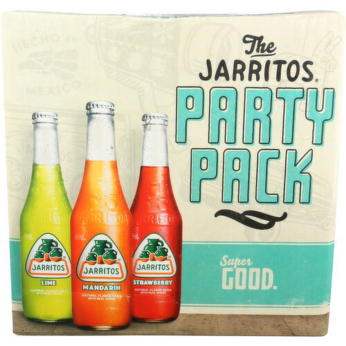 Jarritos Variety Pack Mixed Flavors Soft Drink - 12 Count Image 1 of 2