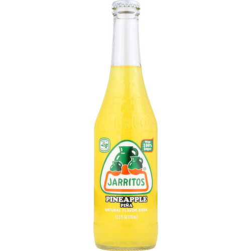 JARRITOS Pineapple Flavor Soft Drink - 12.5 Ounce