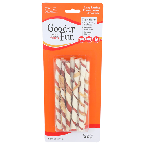 Good 'N' Fun Triple Flavor 'n' Twists - 0.22 Ounce - 10 Count