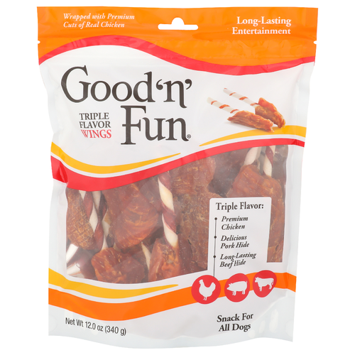 Good'n'fun Triple Flavor Wings - 12 Ounce