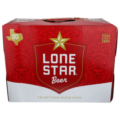 BROOKSHIRE'S Lone Star Beer, Original - 30 Count