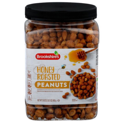 Brookshire's Honey Roasted Peanuts - 35 Ounce