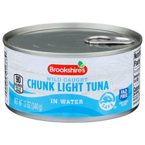 Brookshire's In Water Chunk Light Tuna - 12 Ounce