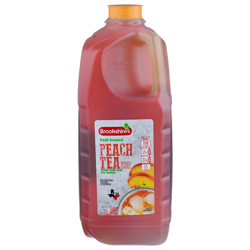 Brookshire's Fresh Brewed Peach Tea - 64 Fluid Ounce