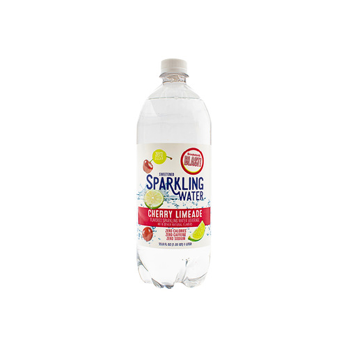 Brookshire's BLAST! Cherry Lime Sweetened Sparkling Water - 33.8 Ounce