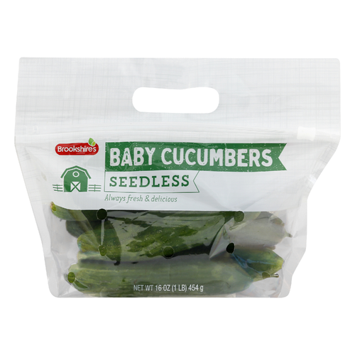Brookshire's Seedless Baby Cucumbers - 16 Ounce