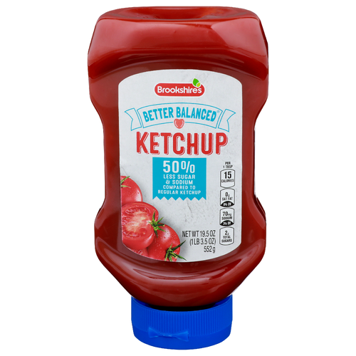 Brookshire's Better Balanced Ketchup - 19.5 Ounce