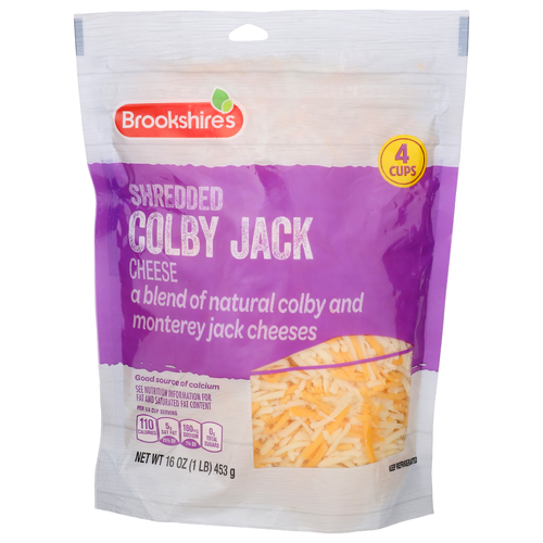 Brookshire's Colby Jack Cheese Shredded - 16 Ounce