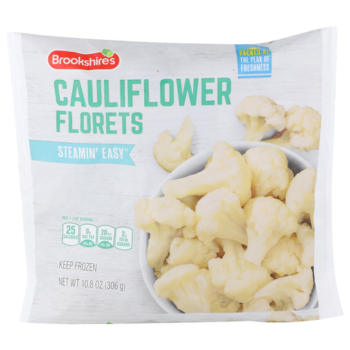 Brookshire's Steamin' Easy Cauliflower Florets - 10.8 Ounce