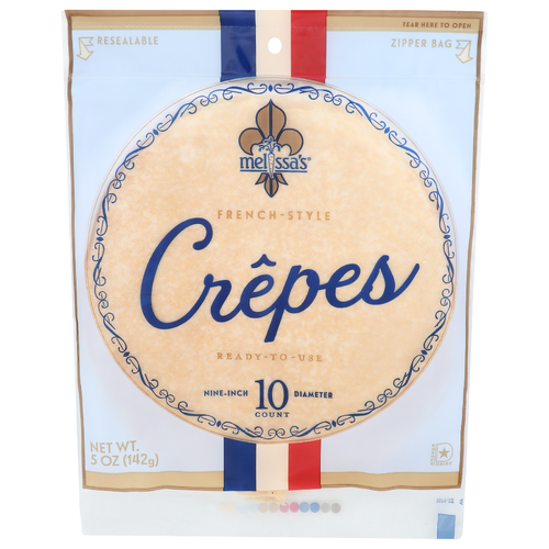 Melissa's French-Style Crepes - 0.5 Ounce - 10 Count