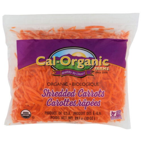 Organic Shredded Carrots - 283 Gram