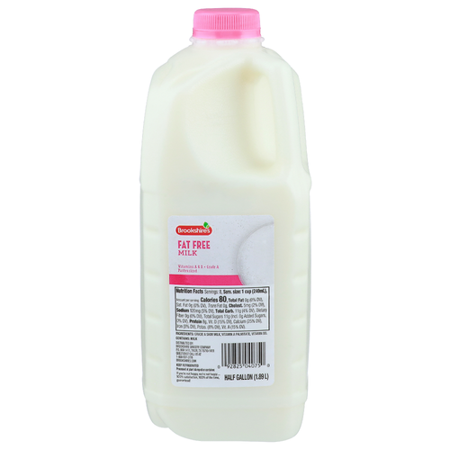 Brookshire's Fat Free Milk - Half Gallon