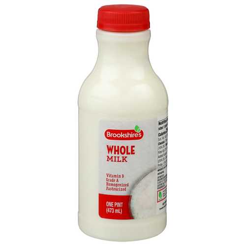 Brookshire's Whole Milk - 1 Pint