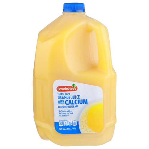 Brookshire's With Calcium From Concentrate Orange Juice - 1 Gallon