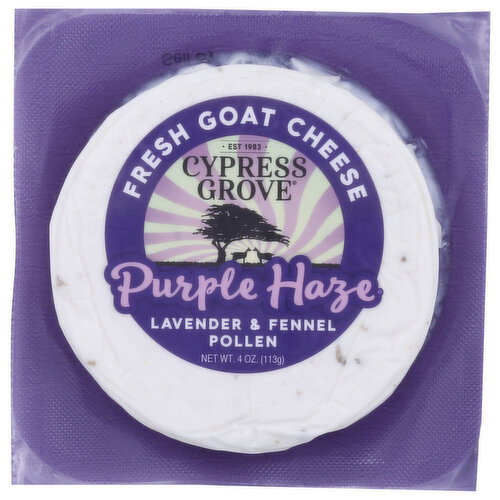 Cypress Grove Purple Haze Fresh Goat Cheese - 4 Ounce Image 1 of 4
