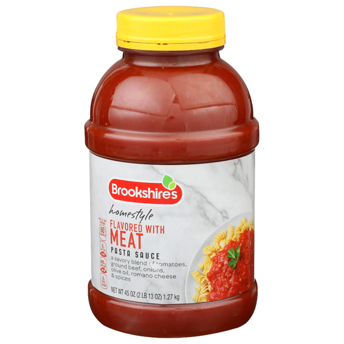 Brookshire's Pasta Sauce Flavor With Meat - 45 Ounce