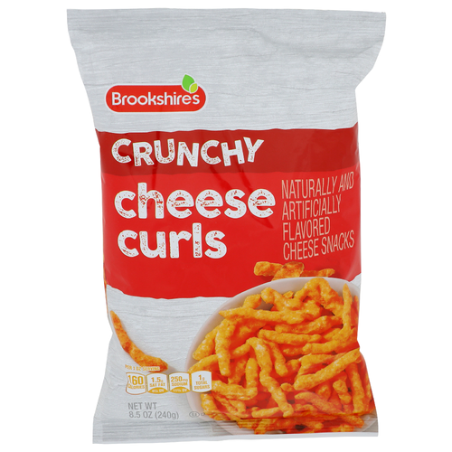 Brookshire's Cheese Curls Crunchy Snacks - 8.5 Ounce
