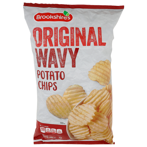 Brookshire's Original Wavy Potato Chips - 10.5 Ounce