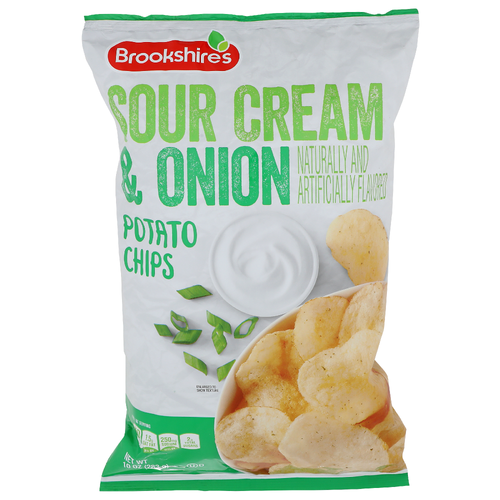 Brookshire's Sour Cream & Onion Potato Chips - 10 Ounce