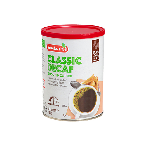 Brookshire's Medium Classic Decaf Ground Coffee - 11.3 Ounce