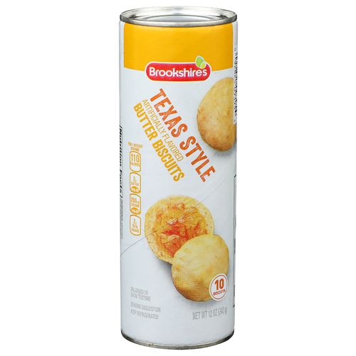 Brookshire's Texas Style Butter Biscuits - 1.2 Ounce - 10 Count