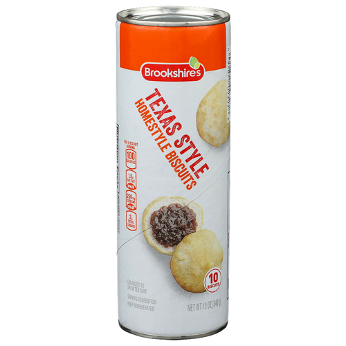 Brookshire's Texas Style Homestyle Biscuits - 1.2 Ounce - 10 Count