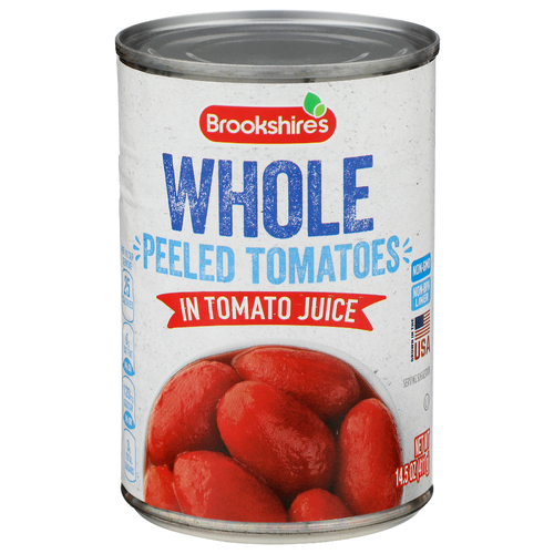 Brookshire's Whole Peeled Tomatoes In Tomato Juice - 14.5 Ounce