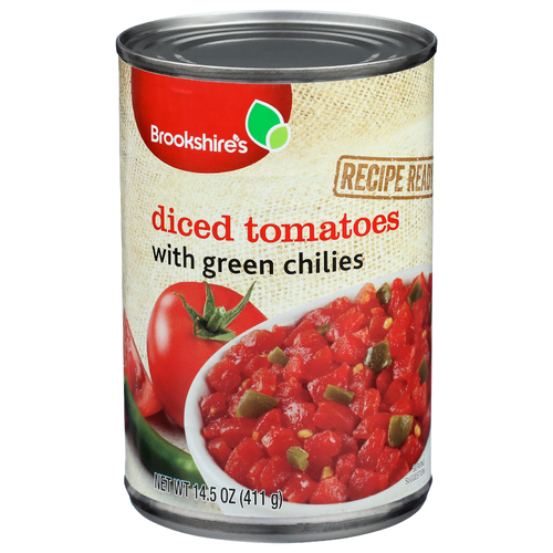 Brookshire's Diced Tomatoes With Green Chilies - 14.5 Ounce