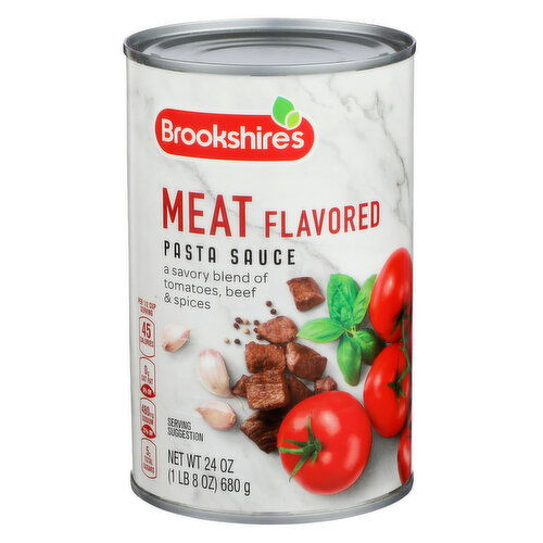 Brookshire's Meat Flavored Pasta Sauce - 24 Ounce