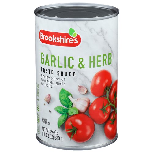 Brookshire's Garlic & Herb Pasta Sauce - 24 Ounce
